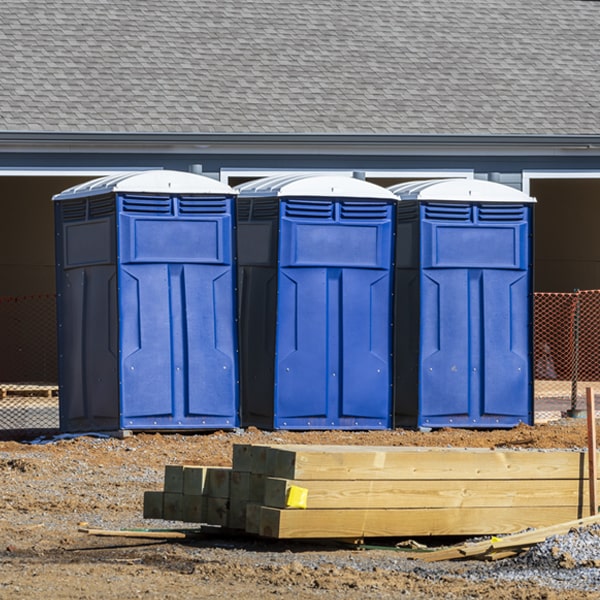 how can i report damages or issues with the portable restrooms during my rental period in Eastview Kentucky